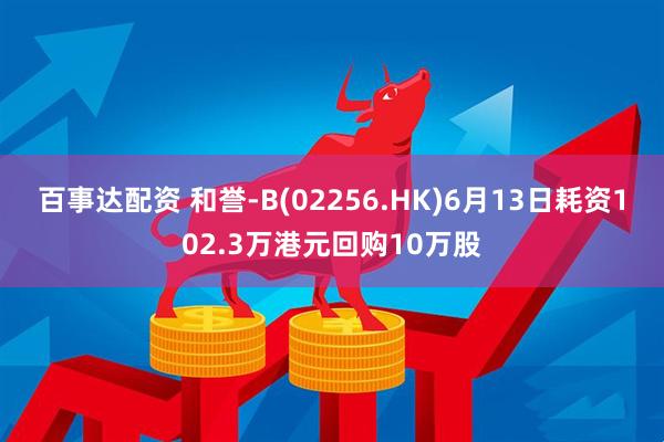 百事达配资 和誉-B(02256.HK)6月13日耗资102.3万港元回购10万股
